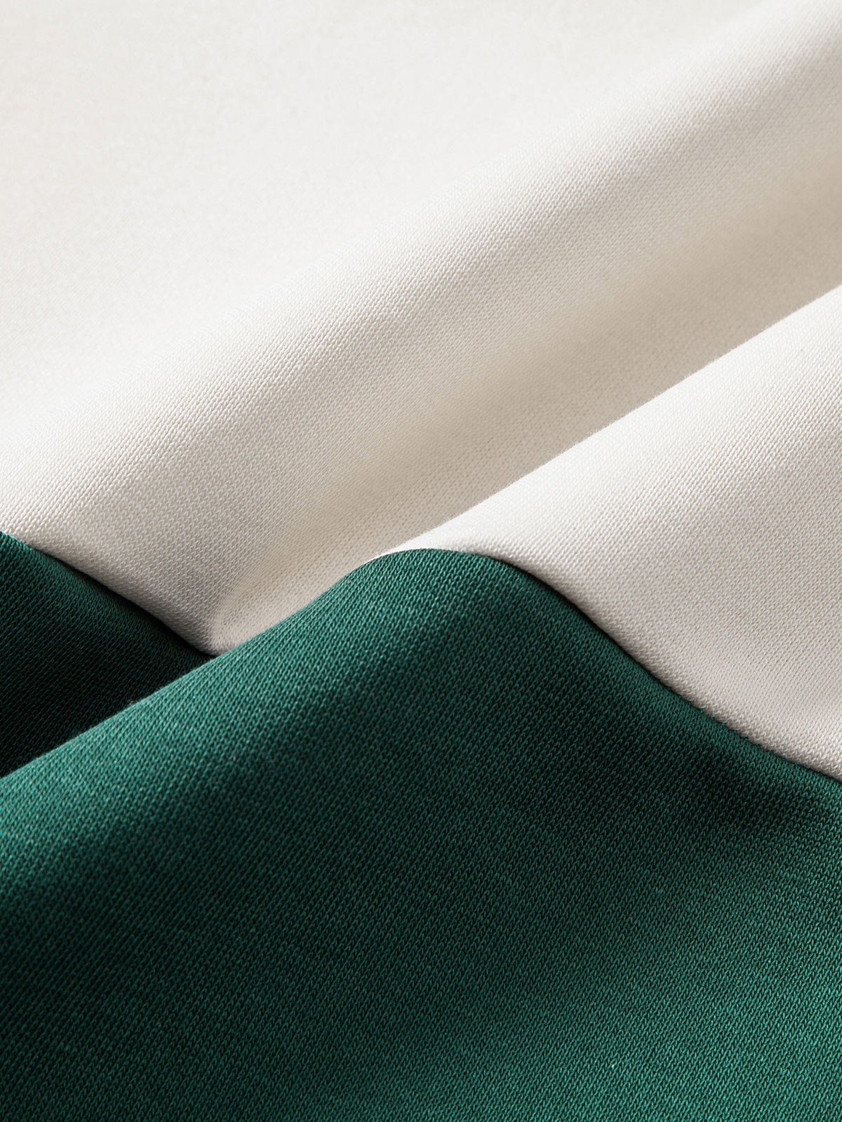 Men's Colour Block Quarter-Zip Sweatshirt – Relaxed Fit