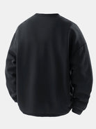 Men's Contrast Chest Pocket Crew Neck Sweatshirt – Relaxed Fit
