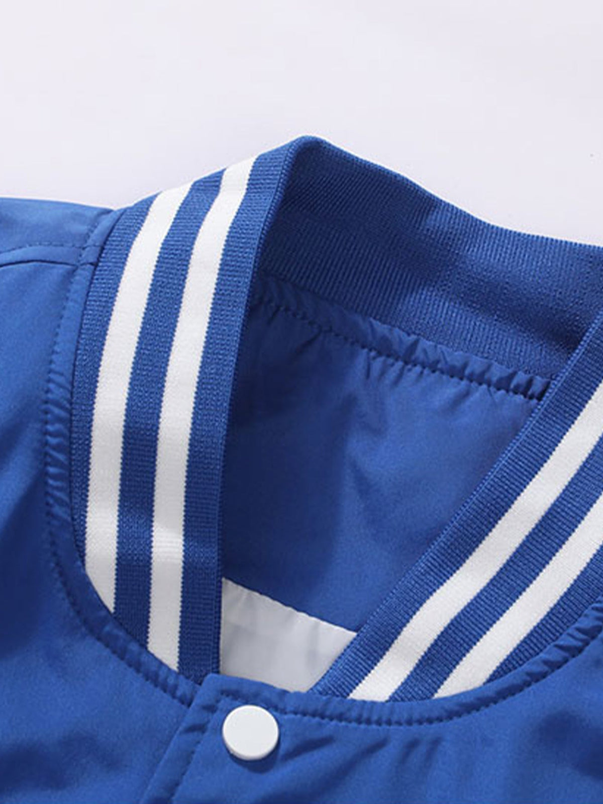 Men's Embroidered Varsity Bomber Jacket – Relaxed Fit Streetwear