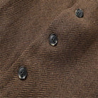 Men's Herringbone Tailored Waistcoat - Classic V-Neck