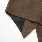 Men's Herringbone Tailored Waistcoat - Classic V-Neck
