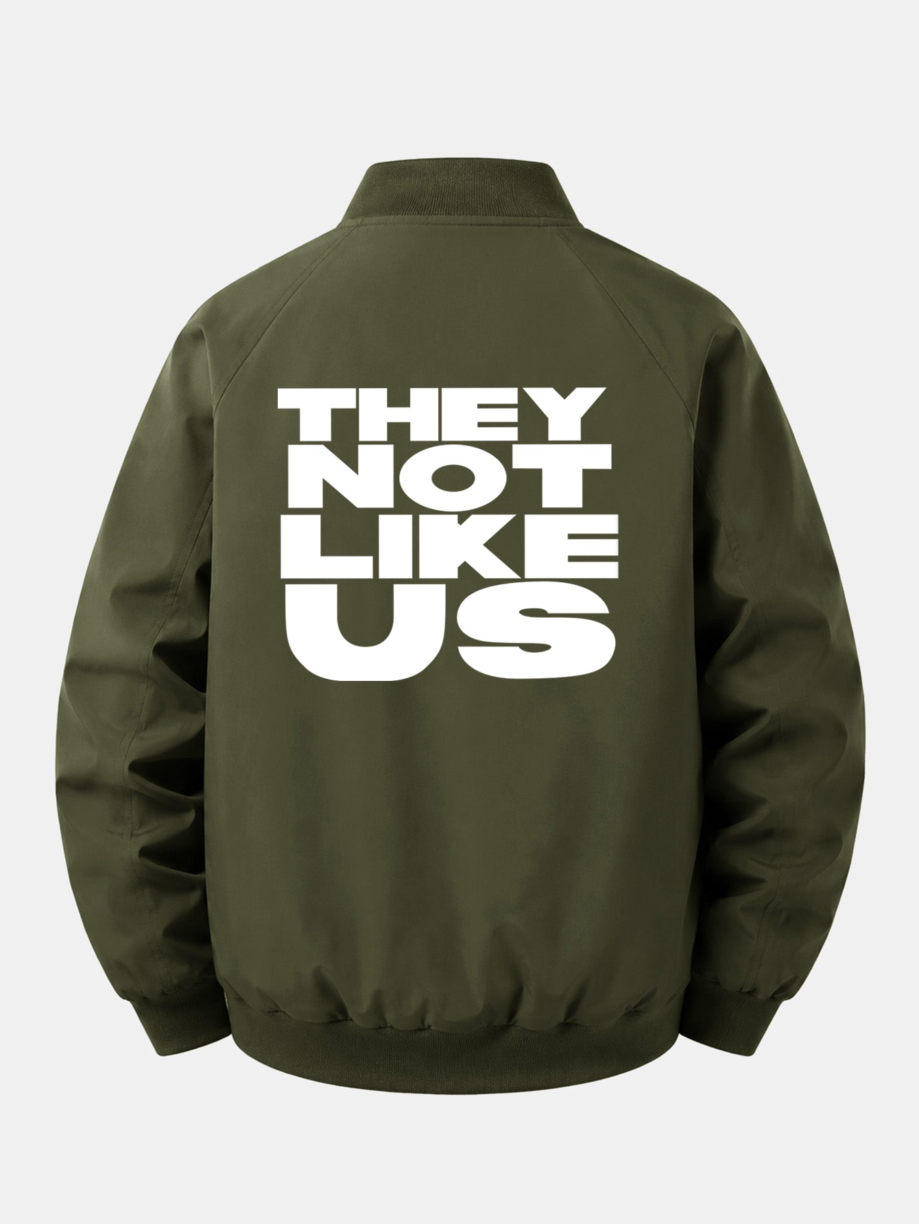 Men's Printed Zip-Up Bomber Jacket – Relaxed Fit Streetwear