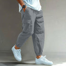 Men's Relaxed Cargo Pants in grey, Comfortable Everyday Wear