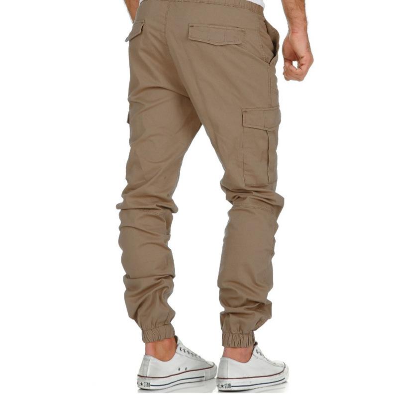 Men's Relaxed Fit Cargo Trousers - Elasticated Waist
