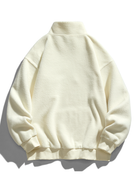 Men's Teddy Fleece Half-Zip Sweatshirt – Relaxed Fit