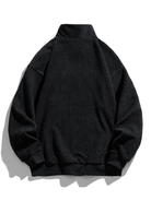 Men's Teddy Fleece Half-Zip Sweatshirt – Relaxed Fit