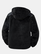 Men's Teddy Fleece Hooded Jacket – Relaxed Fit Warm Casual