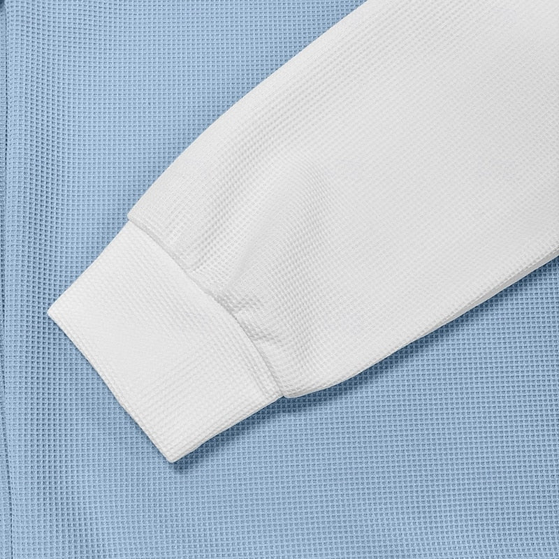 Men's Textured Quarter-Zip Pullover - Refined Comfort Layer