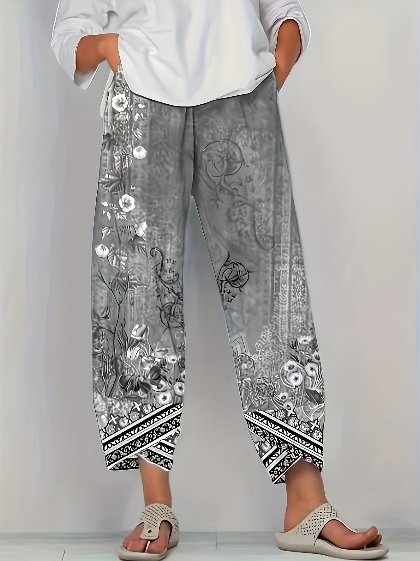Women's Botanical Cropped Pants - Relaxed Fit