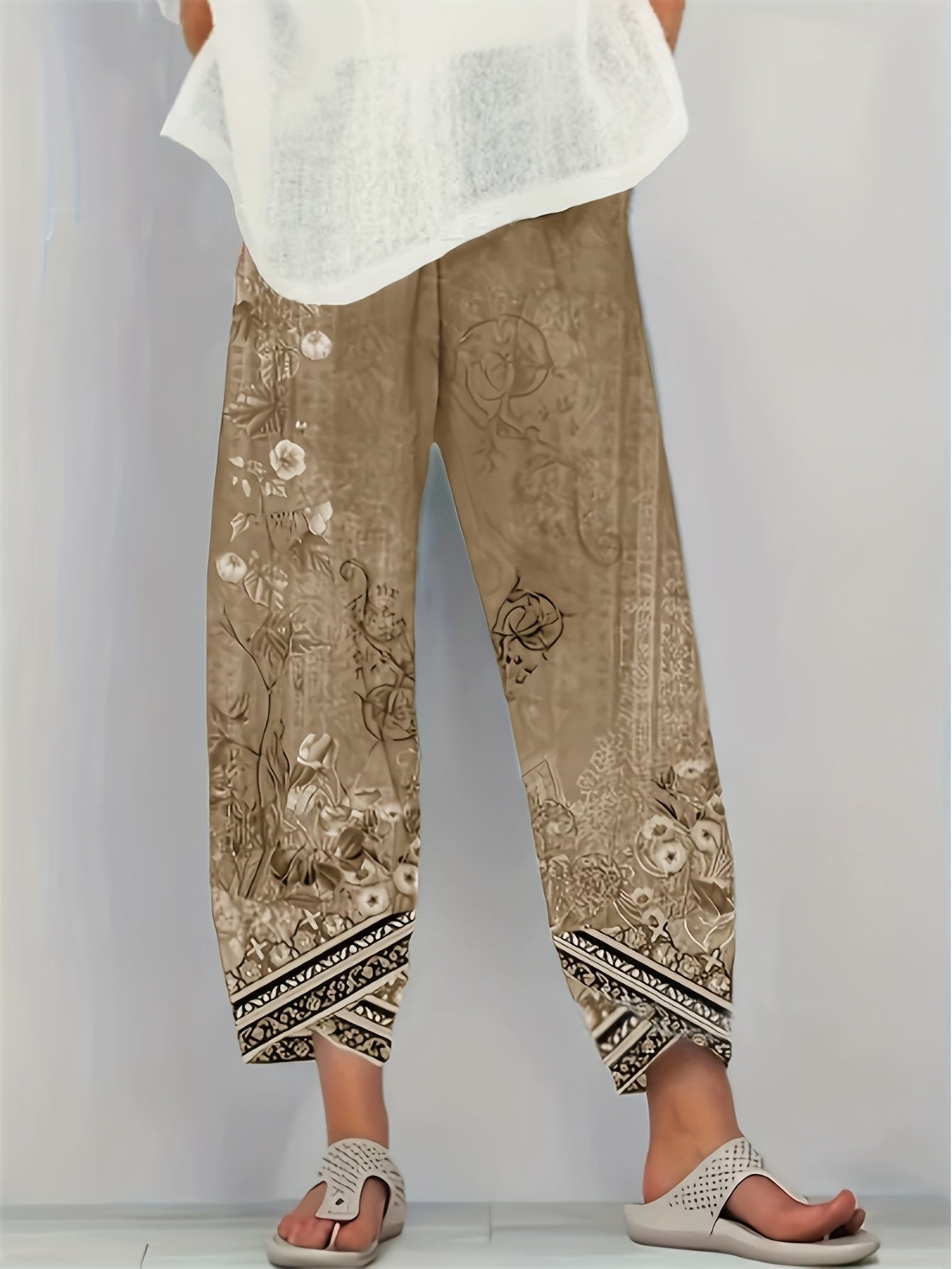 Women's Botanical Cropped Pants - Relaxed Fit