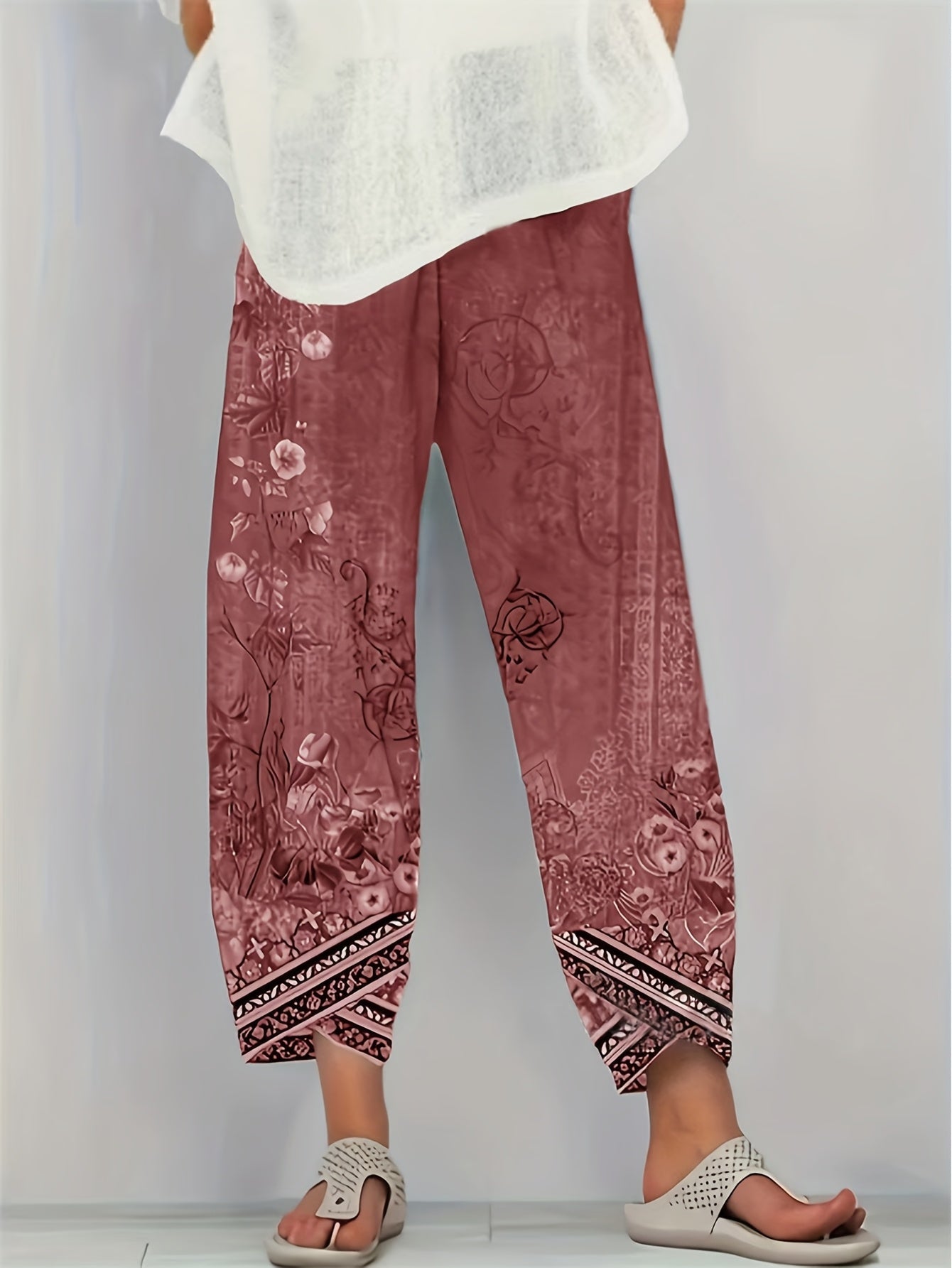 Women's Botanical Cropped Pants - Relaxed Fit
