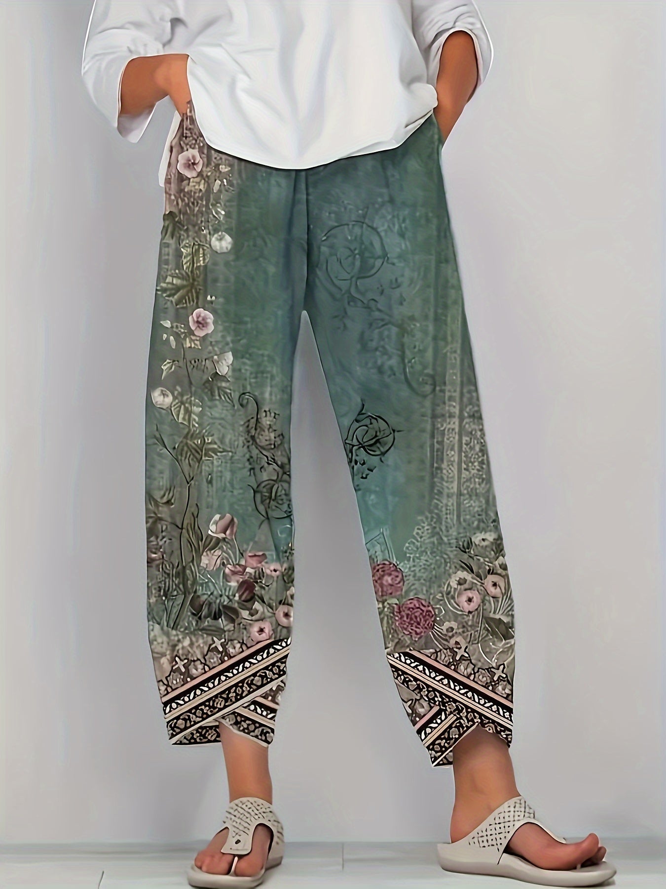 Women's Botanical Cropped Pants - Relaxed Fit