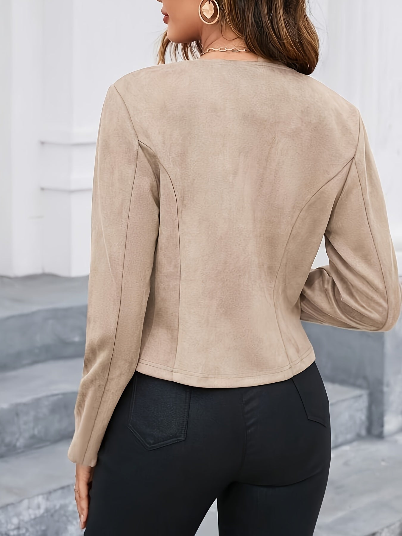 Women's Cropped Jacket - Tailored Elegance
