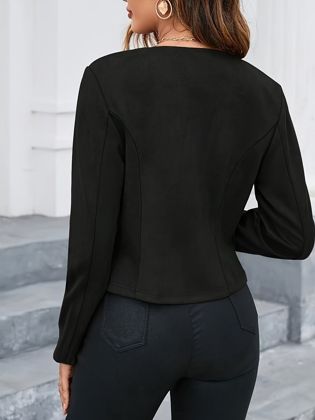 Women's Cropped Jacket - Tailored Elegance