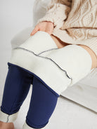 Women's High-Waist Winter Leggings - Cozy Lined