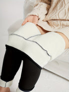 Women's High-Waist Winter Leggings - Cozy Lined