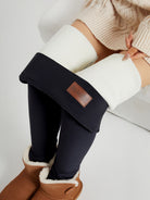 Women's High-Waist Winter Leggings - Cozy Lined