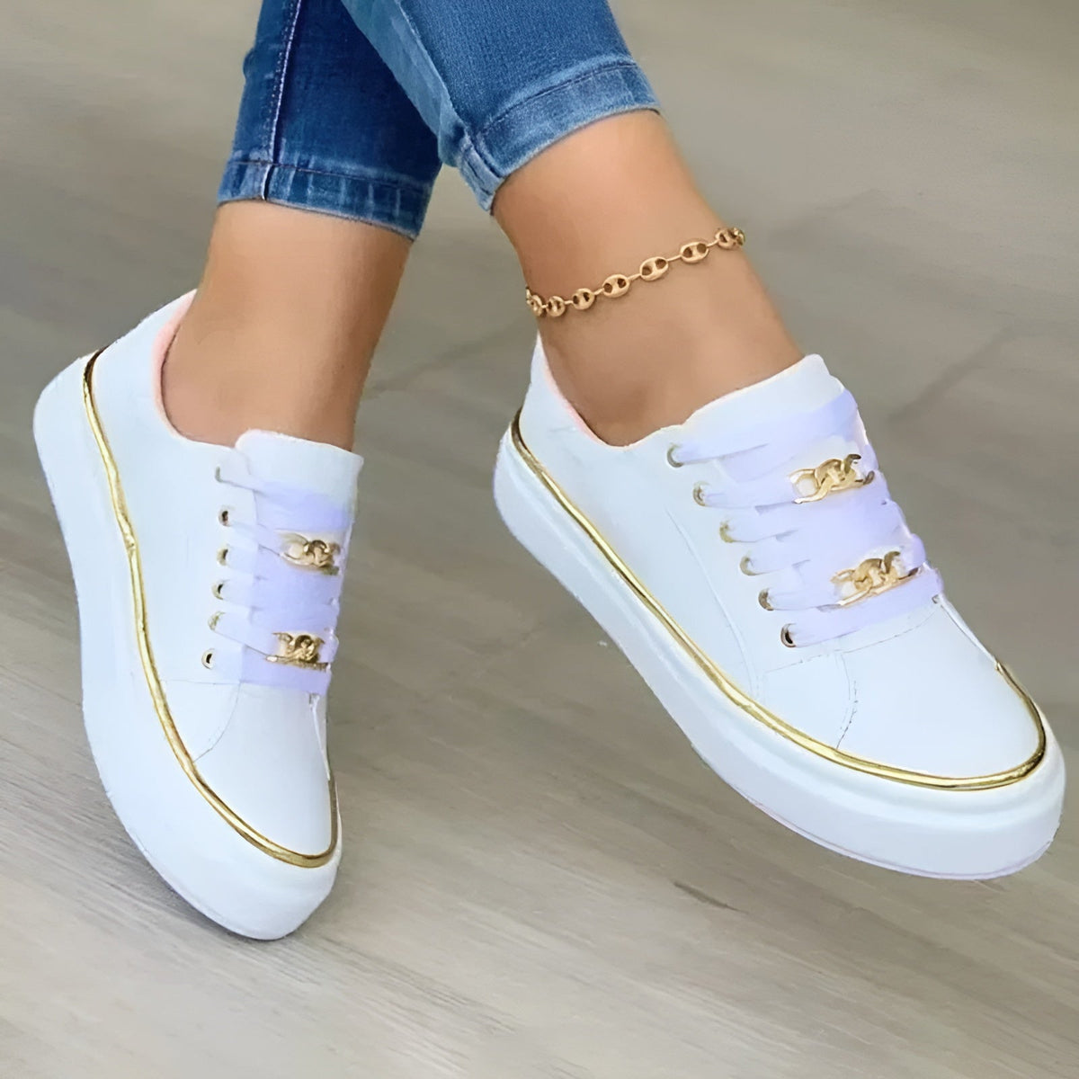 Women's Slip-On Sneakers in white, Comfort & Style