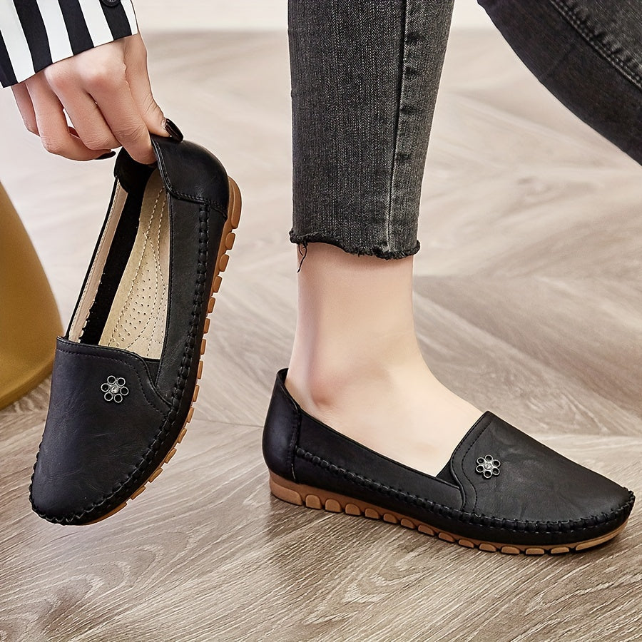 Women's Soft Slip-On Loafers - Lightweight Everyday Comfort
