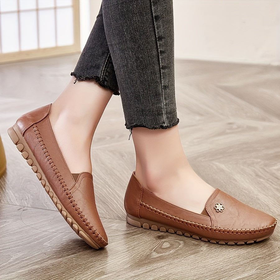 Women's Soft Slip-On Loafers - Lightweight Everyday Comfort