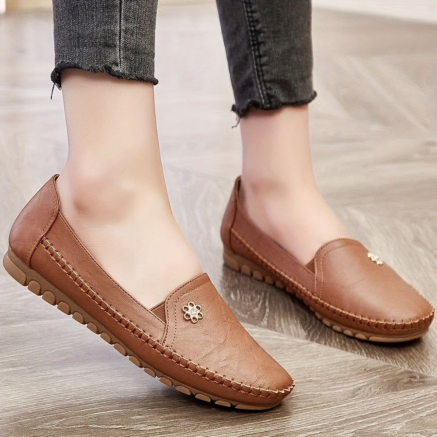 Women's Soft Slip-On Loafers - Lightweight Everyday Comfort