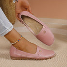 Women's Soft Slip-On Loafers in pink, Lightweight Everyday Comfort