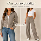 Women's Striped Lounge Set - Relaxed Two-Piece
