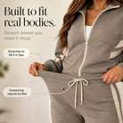 Women's Striped Lounge Set - Relaxed Two-Piece