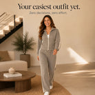 Women's Striped Lounge Set - Relaxed Two-Piece