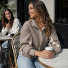 Women's Striped Lounge Set - Relaxed Two-Piece