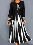 Women's Two-Piece Elegant Dress Set with Jacket
