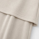 Women's Wide-Leg Lounge Set - Relaxed Top & Pants